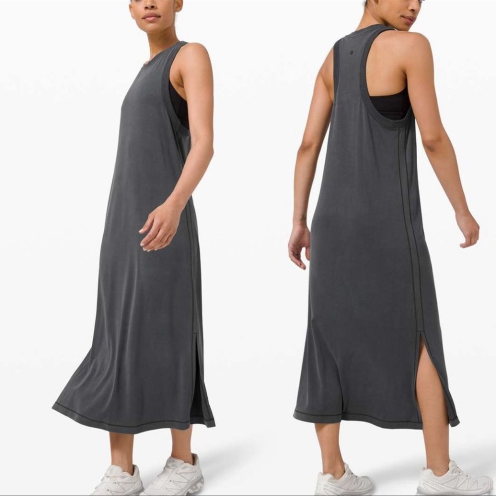 Lululemon grey maxi dress